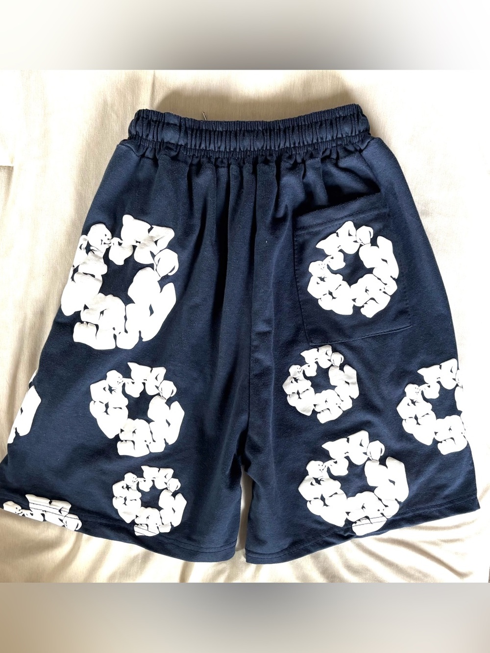 TWO PAIR Denim Tears Men's Athletic Shorts - Black & Navy - Picture 11 of 12